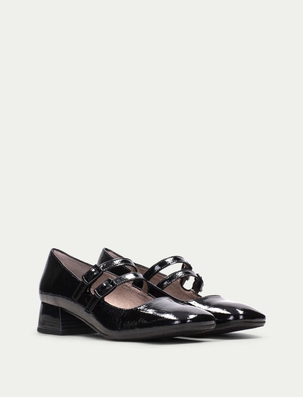 NEW Hispanitas Manila Black Patent Shoes Size 42(10.5)